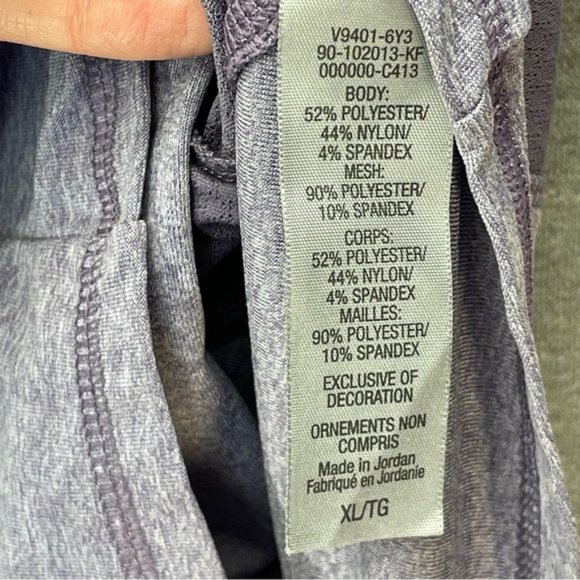 Champion Womens 1 4 Zip Purple Pullover Size Xl Long Sleeve - Picture 4 of 10